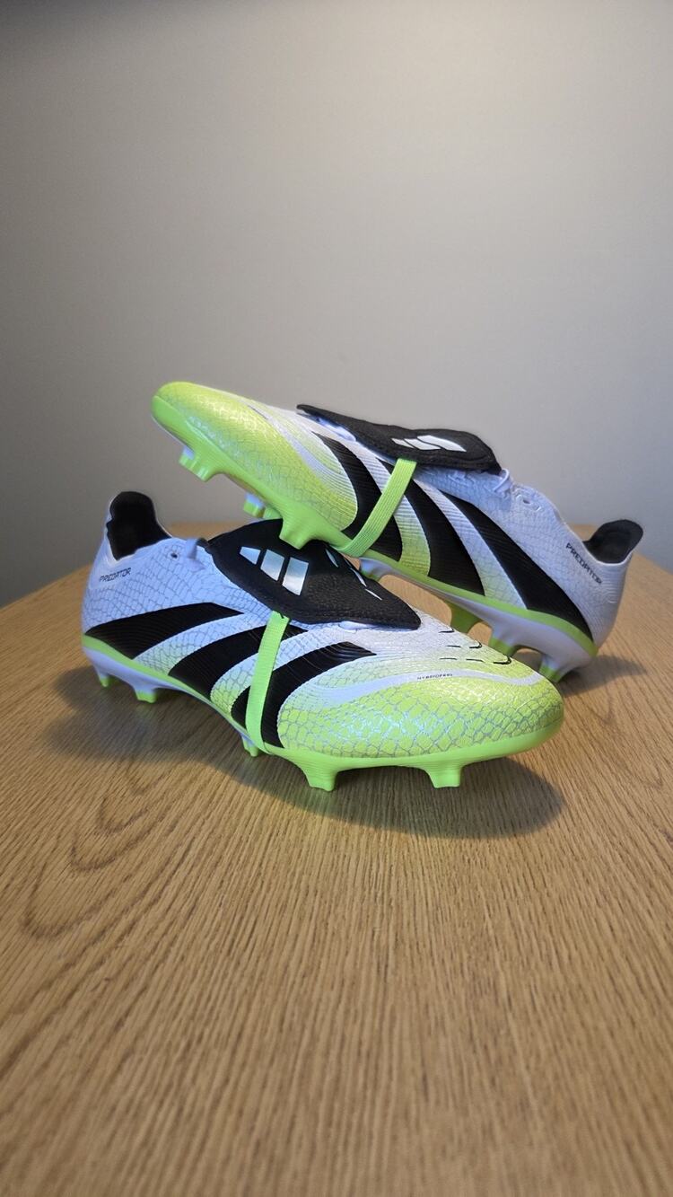 Adidas Predator League FT FG/MG 'Cloud Lucid Lemon' JI1111 Soccer Sz 12